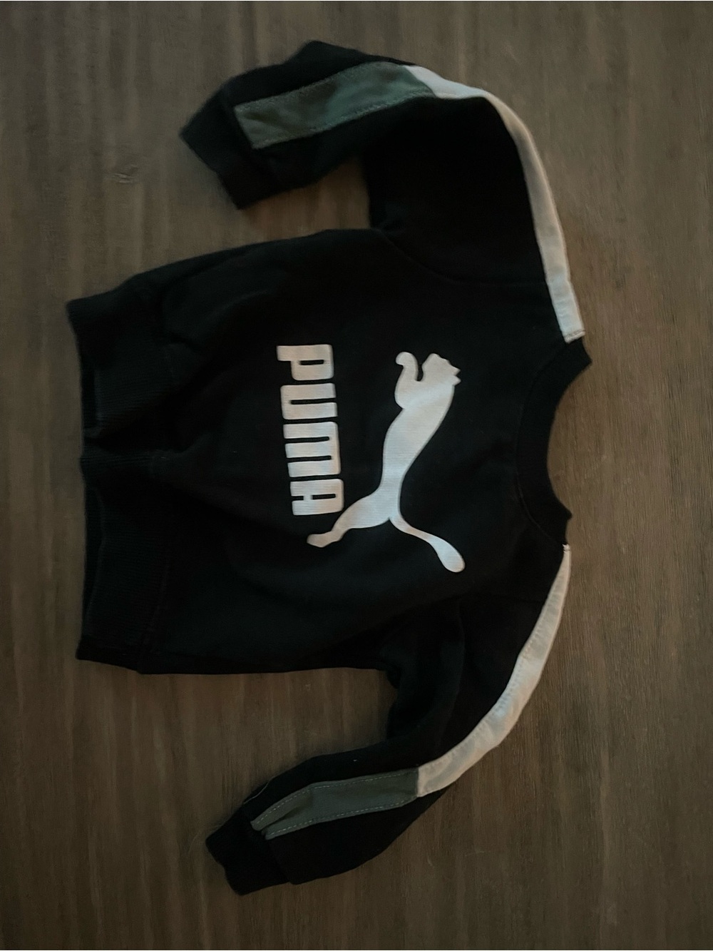 Puma Black & Gray Kids Colorblock Sweatshirt and Jogger Set - Picture 7 of 7